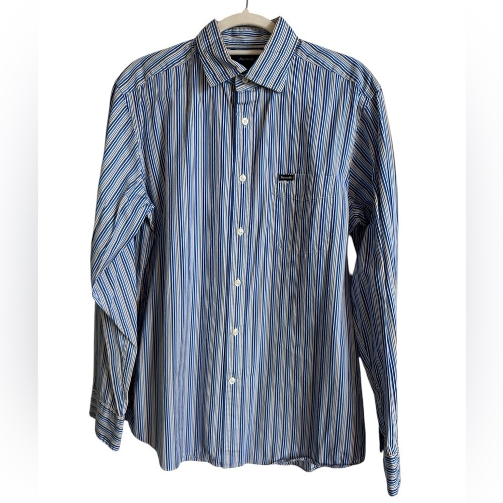 Men's Faconnable long sleeve button down shirt  size L
